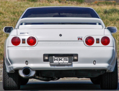 Skyline GT-R - BNR32 - Material: Titanium - Pieces: 2 - Pipe Size: 85mm - Tail Size: 124mm - 31029-AN007