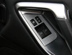 GT-R - R35 - Carbon Window Switch Panels - Set of 2 (Left and Right) - Material: Black Carbon 2x2 - Material: Black Carbon 2x2 Matte Finish - Material: Silver Carbon 2x2 - Compatibility : Left-Hand Drive - Compatibility : Right-Hand Drive - R35-INS-W