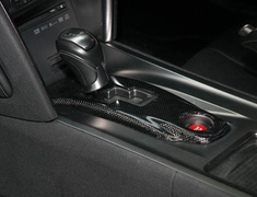  - Carbon Gearshift Gate Inner Panel - Material: Black Carbon 1x1 - Compatibility : RHD/LHD Same - R35-INS-SI
