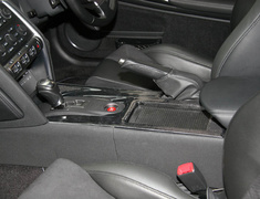 GT-R - R35 - Carbon Gearshift Gate Outer Panel - Material: Black Carbon 1x1 - Compatibility : LHD - Compatibility : RHD - R35-INS-SO