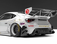 86 - ZN6 - REAR CANARD Ver3.5 - Construction: FRP - Colour: Unpainted - PAN-86BRZ-V35-RCV35