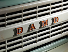DAMD American Emblem - Colour: Orange/Silver - DAMD-JSLB-DAE