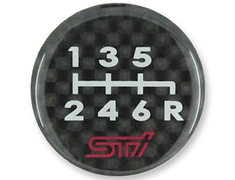 Badge: 6MT (R bottom right) - Material: Carbon - STSG13100830