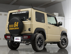 Jimny - JB64W - Pieces: 1 - Pipe Size: 50.8mm - Tail Size: 80.0mm - AS-S-001CBT