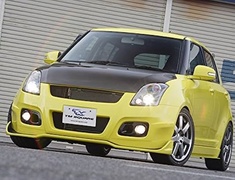 Swift Sport - ZC31S - Front Bumper Spoiler - Construction: FRP - Colour: Unpainted - TMDF-A00102