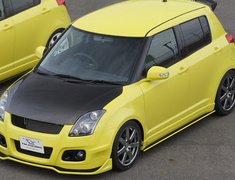 Swift Sport - ZC31S - Side Steps - Construction: FRP - Colour: Unpainted - TMDF-A00302