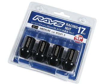 RAYS - 17HEX L35 Medium RN-C Closed Racing Nut 4 Pack