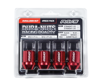 RAYS - Duralumin L32 Straight Nut 4 Pack - Nengun Performance