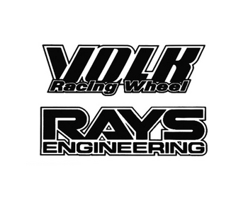 RAYS - Volk Racing TE37 Wheel Stickers