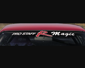R Magic - PRO STAFF R Magic Window Sticker