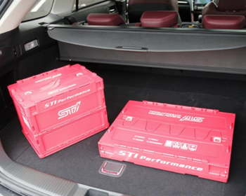 STI - Folding Container - Cherry Red