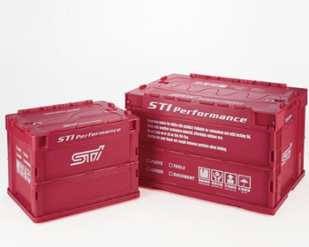 STI - Folding Container - Cherry Red