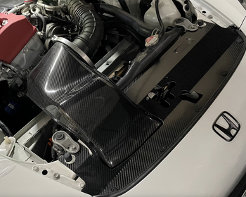 Car Garage Amis - Carbon Radiator Plate for Mugen Air Cleaner