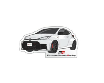 Toyota - Toyota Gazoo Racing Collection - Die-Cut GR Yaris Stickers (Set of 2)