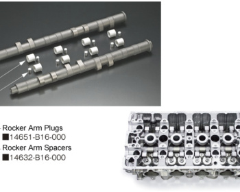 Toda - Rocker Arm Plugs + Spacers