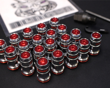  - Colour: Red - Thread: M12 x 1.5 - FMNS-RD-15