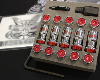  - Colour: Red - Thread: M12 x 1.25 - FMNS-RD-125