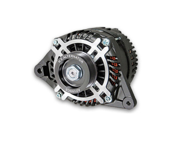 RX-7 - FD3S - Color: Black - Pulley: Black - Pulley: Red - Output: 130Amp - RFD3-BA13