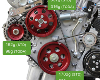 Toda - Light Weight Front Pulley Kit