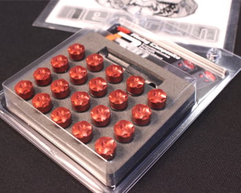  - Kics Racing Gear - Racing Composite - R40 iCONIX - Closed End Aluminum Caps