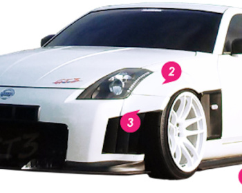 Fairlady Z - 350Z - Z33 - Z-Project - 350Z GT3 Aero Kit