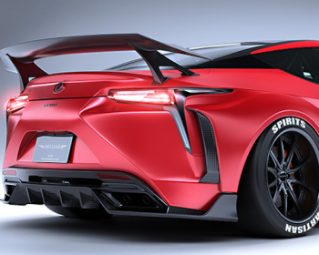 LC500h - GWZ100 - Voltex - Exclusive Mount Wing Base Kit