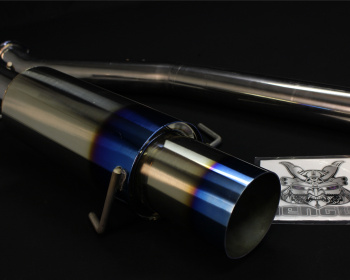 Be Free - Stainless Steel Muffler with Titanium Colour