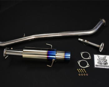Silvia - S15 - Be Free - Stainless Steel Muffler with Titanium Colour