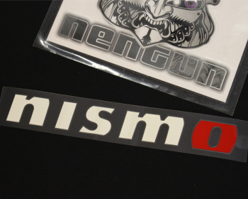 Nissan - NISMO Logo Sticker - Size: 33x270mm - Colour: White - 99992-RN225