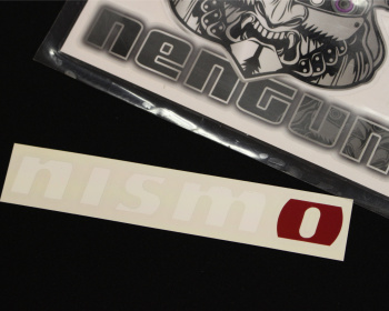 Nissan - NISMO Logo Sticker - Size: 18x150mm - Colour: White - 99992-RN224