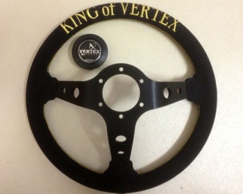 Car Make T&E - Vertex - Steering Wheel - KING OF VERTEX - Buckskin Version