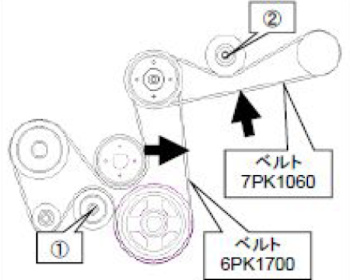 Fairlady Z - 350Z - Z33 - Name: Belt: 6PK1700 Crank Pulley Side - Compatible With: GTS7040 - 24996-AK017