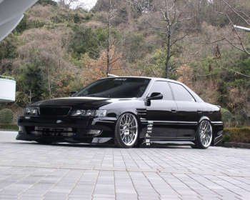 Chaser - JZX100 - Front Street Fenders (+15mm ea. side) - Construction: FRP - Colour: Unpainted - 02159