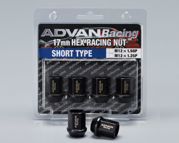 Yokohama Wheel - ADVAN Racing Short Type 17HEX Nut Set
