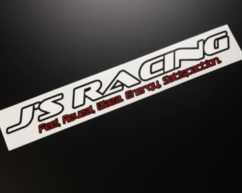 J's Racing - 14 Sticker White M Size
