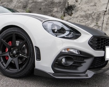 ABARTH 124 Spider - NF2EK - Three Hundred - Carbon Front Lip Spoiler ABARTH 124 Spider