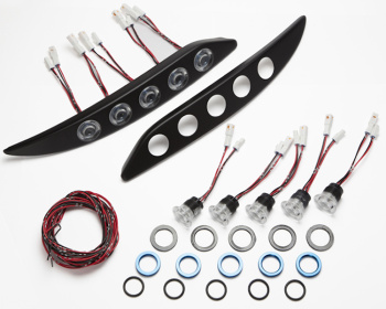 Note - E12 - Daylight Base Kit - Construction: FRP/LED - Colour: Matte Black - BCIE12-DBK