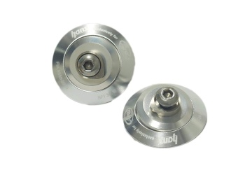  - FHR Anchor Terminals (for HANS Device) - Color: Silver - FHR-01-SILVER