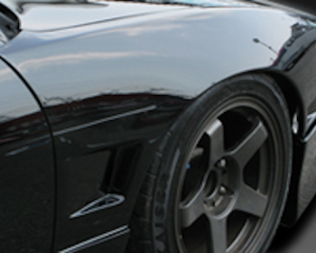180SX - RS13 - Front Fenders (+20mm each side) - Construction: FRP - Colour: Unpainted - GCFLASH-SIL80-FF