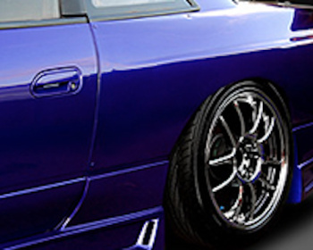 180SX - RS13 - Rear Fenders (+50mm each side) - Construction: FRP - Colour: Unpainted - GCFLASH-SIL80-RF