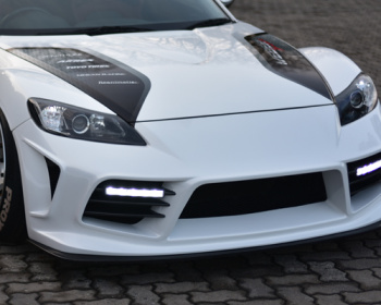 RX-8 - SE3P - Front Bumper - Construction: FRP - Colour: Unpainted - WSZEN-SE3P-FB