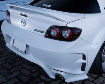 RX-8 - SE3P - Rear Bumper - Construction: FRP - Colour: Unpainted - WSZEN-SE3P-RB