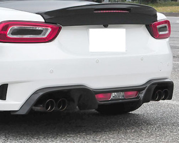 Three Hundred - Carbon Diffuser for ABARTH 124 Spider