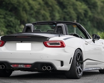 Three Hundred - Carbon Trunk Spoiler for ABARTH 124 Spider