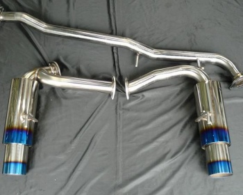 Fairlady Z - 350Z - Z33 - Be Free - Twin Stainless Exhaust with Titanium Style Tail