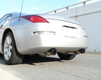 Fairlady Z - 350Z - Z33 - Be Free - Twin Stainless Exhaust with Titanium Style Tail