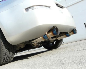 Fairlady Z - 350Z - Z33 - Be Free - Twin Stainless Exhaust with Titanium Style Tail