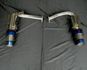 Fairlady Z - 350Z - Z33 - Be Free - Twin Stainless Exhaust with Titanium Style Tail