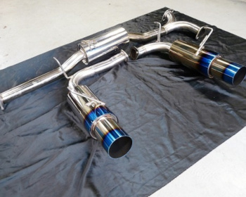 S2000 - AP1 - Be Free - Twin Stainless Exhaust with Titanium Style Tail