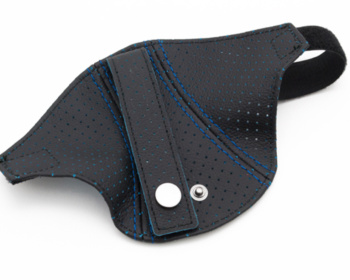 Universal - Type: Genuine Punched Leather - Color: Black x Blue - JSG-104